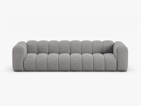 Large 4-Seater Sofa with Curved Design & Soft Comfort W290