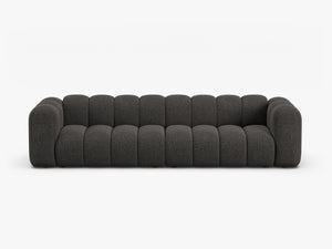 Large 4-Seater Sofa with Curved Design & Soft Comfort W290