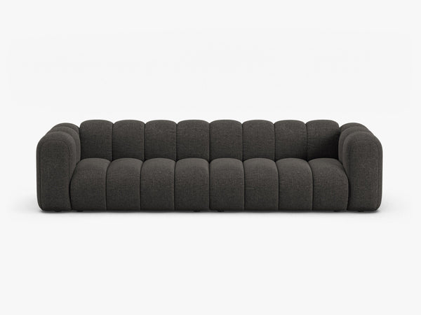 Large 4-Seater Sofa with Curved Design & Soft Comfort W290