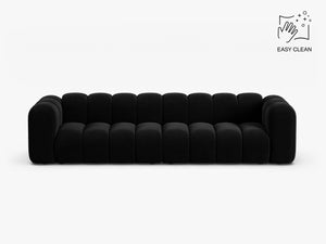 Large 4-Seater Sofa with Curved Design & Soft Comfort W290