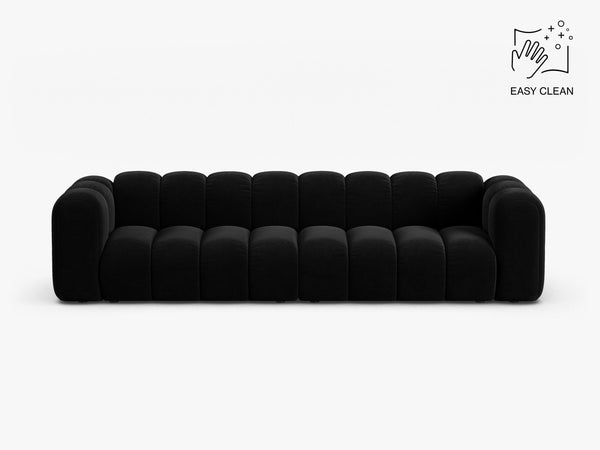 Large 4-Seater Sofa with Curved Design & Soft Comfort W290