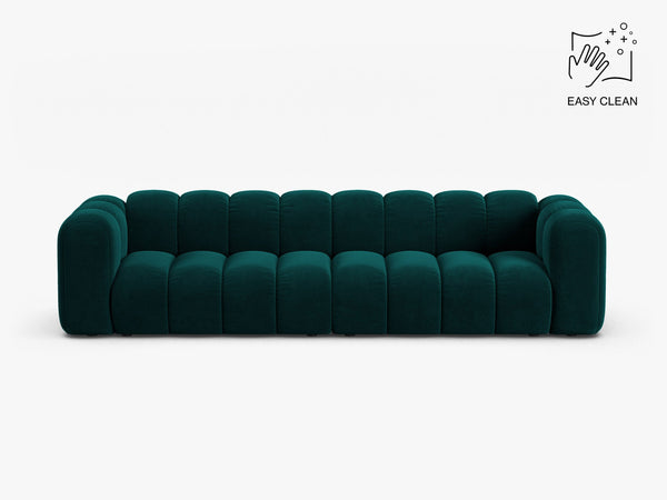 Large 4-Seater Sofa with Curved Design & Soft Comfort W290