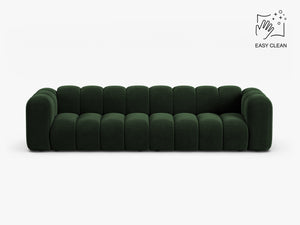 Large 4-Seater Sofa with Curved Design & Soft Comfort W290