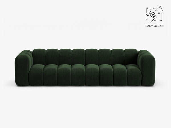 Large 4-Seater Sofa with Curved Design & Soft Comfort W290