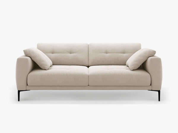 Modern 4-Seater Sofa – Deep Seating Couch with Sleek Metal Legs W221