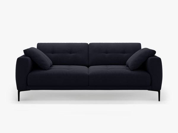Modern 4-Seater Sofa – Deep Seating Couch with Sleek Metal Legs W221