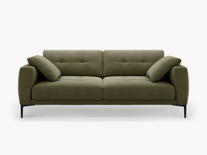 Modern 4-Seater Sofa – Deep Seating Couch with Sleek Metal Legs W221