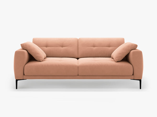 Modern 4-Seater Sofa – Deep Seating Couch with Sleek Metal Legs W221