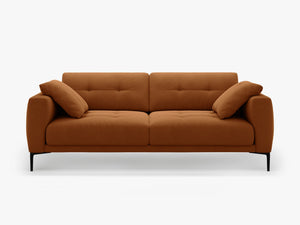 Modern 4-Seater Sofa – Deep Seating Couch with Sleek Metal Legs W221