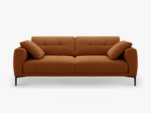 Modern 4-Seater Sofa – Deep Seating Couch with Sleek Metal Legs W221