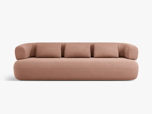 Large 4-Seater Sofa with Rounded Design & Deep Seating W226