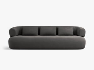 Large 4-Seater Sofa with Rounded Design & Deep Seating W226