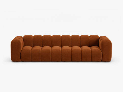 Large 4-Seater Sofa with Curved Design & Soft Comfort W290