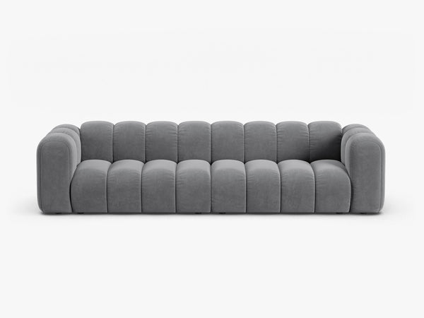 Large 4-Seater Sofa with Curved Design & Soft Comfort W290