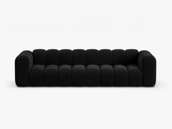 Large 4-Seater Sofa with Curved Design & Soft Comfort W290