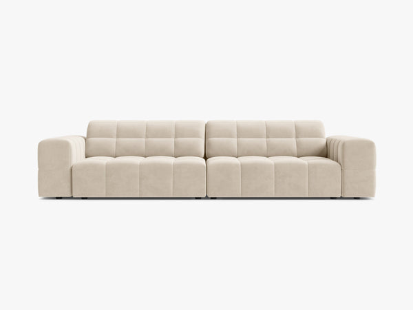 Large 4-Seater Sofa with Deep Seating & Tufted Design W252