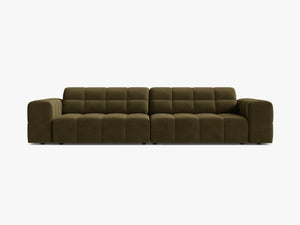 Large 4-Seater Sofa with Deep Seating & Tufted Design W252