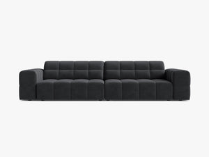 Large 4-Seater Sofa with Deep Seating & Tufted Design W252