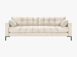 Large 4-Seater Sofa with Quilted Design & Soft Comfort W217