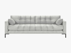 Large 4-Seater Sofa with Quilted Design & Soft Comfort W217