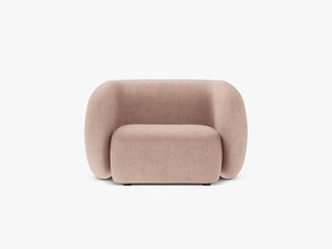 Modern Armchair with Curved Design & Soft Comfort