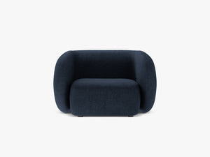 Modern Armchair with Curved Design & Soft Comfort