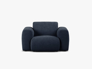 Modern Armchair with Curved Design & Soft Comfort