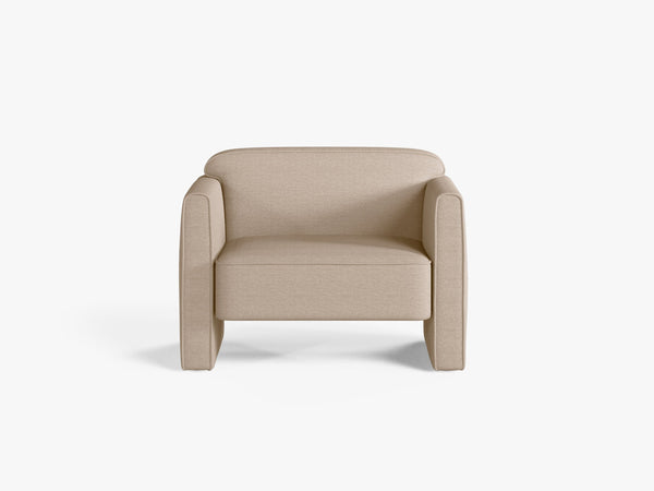 Modern Accent Armchair – Mid-Century Style Upholstered Lounge Chair