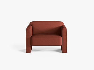 Modern Accent Armchair – Mid-Century Style Upholstered Lounge Chair