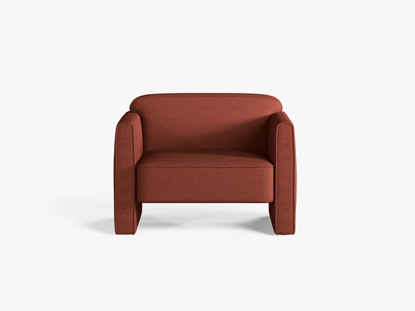 Modern Accent Armchair – Mid-Century Style Upholstered Lounge Chair