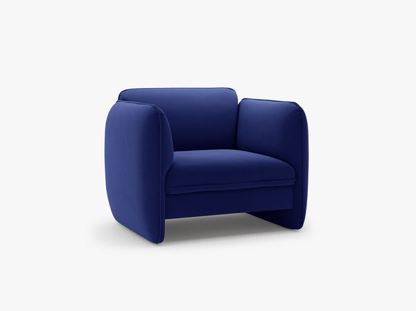 Modern Sculptural Armchair – Deep Seat Accent Lounge Chair