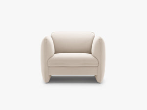 Modern Sculptural Armchair – Deep Seat Accent Lounge Chair