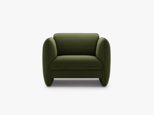 Modern Sculptural Armchair – Deep Seat Accent Lounge Chair