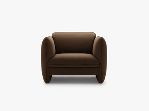 Modern Sculptural Armchair – Deep Seat Accent Lounge Chair