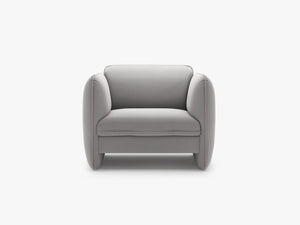 Modern Sculptural Armchair – Deep Seat Accent Lounge Chair
