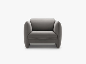 Modern Sculptural Armchair – Deep Seat Accent Lounge Chair