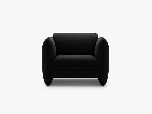 Modern Sculptural Armchair – Deep Seat Accent Lounge Chair