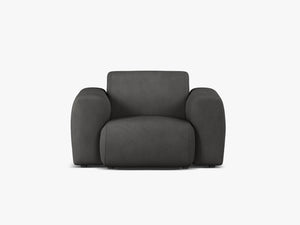 Modern Armchair with Curved Design & Soft Comfort