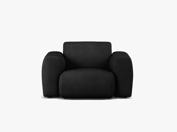 Modern Armchair with Curved Design & Soft Comfort