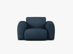 Modern Armchair with Curved Design & Soft Comfort