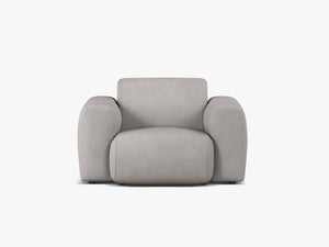Modern Armchair with Curved Design & Soft Comfort