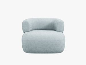 Modern Armchair with Rounded Design & Soft Comfort