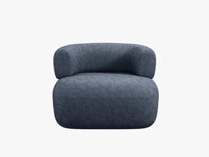 Modern Armchair with Rounded Design & Soft Comfort