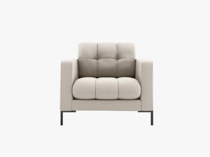 Upholstered Armchair with Quilted Design & Modern Comfort