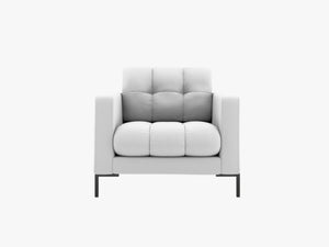 Upholstered Armchair with Quilted Design & Modern Comfort