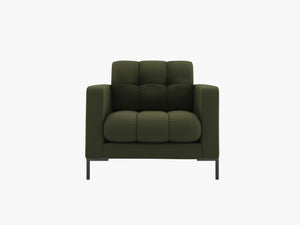 Upholstered Armchair with Quilted Design & Modern Comfort