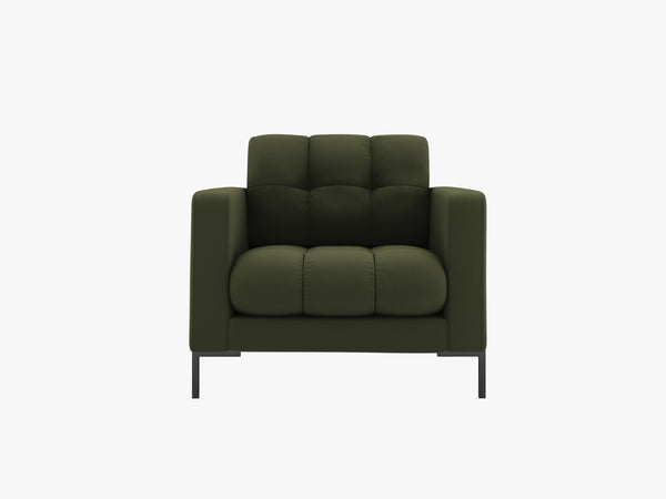 Upholstered Armchair with Quilted Design & Modern Comfort