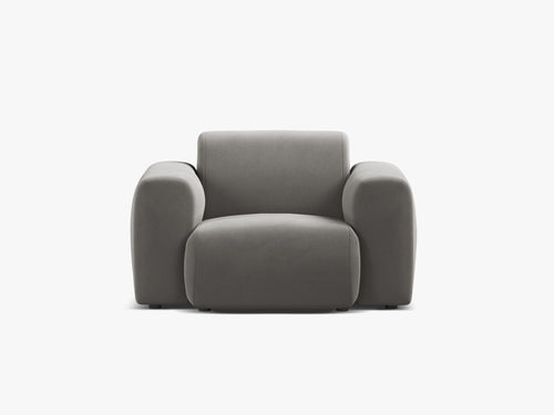 Modern Armchair with Curved Design & Soft Comfort