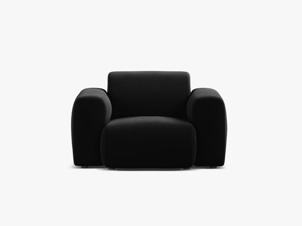 Modern Armchair with Curved Design & Soft Comfort