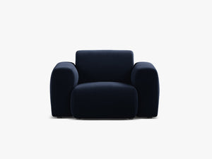 Modern Armchair with Curved Design & Soft Comfort